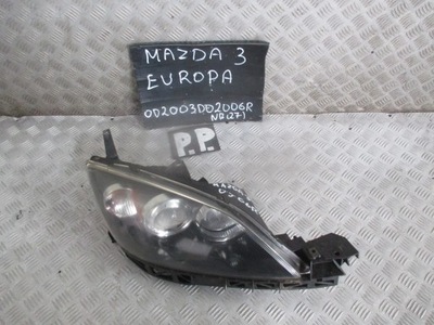 Лампа правий перед натягувач mazda 3 03-06r фото №1