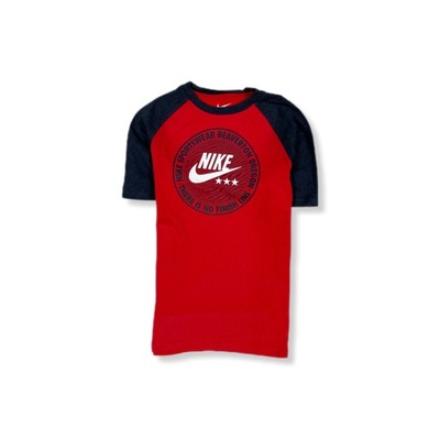 Nike t-shirt młodzieżowy czerwony print L 12 13