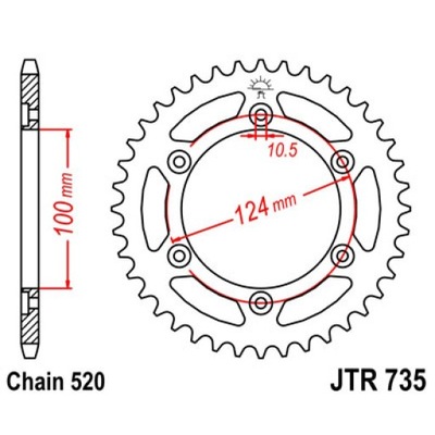 KRUMPLIARATIS GALINĖ JT 36-ZEBOW DUCATI SL 900 1992-1997 