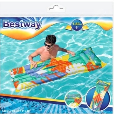 MATERAC DMUCHANY PLAŻOWY 183x69cm BESTWAY