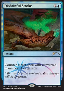 Disdainful Stroke FNM PROMO FOIL - Magic