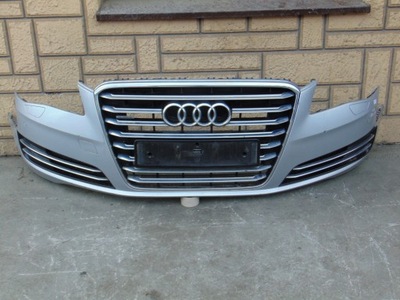 Бампер перед передній audi a8 d4 10- lx7w фото №1