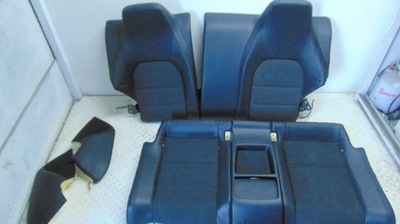 | mercedes w207 заднє сидіння комплектна задня шкіряний фото №1