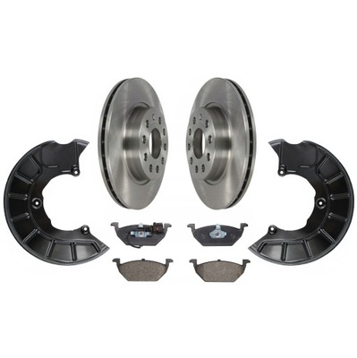 Гальмівні диски захист гальмівні колодки перед jetta iii iv caddy iii фото №1