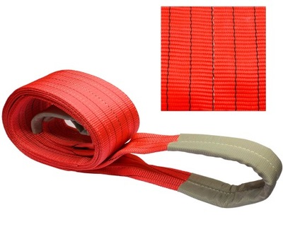 ZAWIESIE PASOWE 5t 5000kg 4m HDS,DŹWIG,ŻURAW Atest