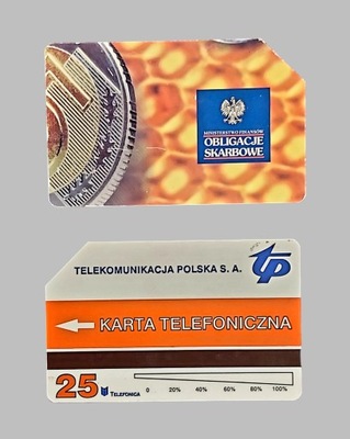 karta telefoniczna tp OBLIGACJE SKARBOWE