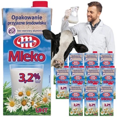 MLEKO MLEKOVITA 3,2% UHT 12X1L ZGRZEWKA