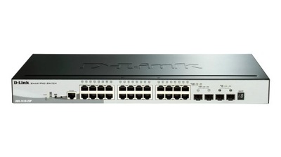 D-Link DGS-1510-28P łącza sieciowe Zarządzany L3 Gigabit Ethernet (10/100/1