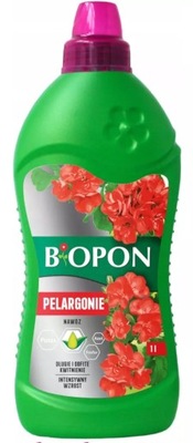 Nawóz do pelargonii 1l BIOPON obfite kwitnienie