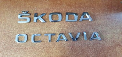 SKODA OCTAVIA IV 4 EMBLEMA LOGOTIPO  