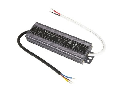 WODOODPORNY ZASILACZ DO SYSTEMÓW OŚWIETLENIA TAŚM LED 12V 5A 60W IP67