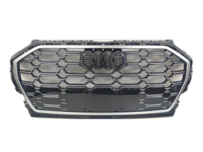 Решётка радиатора бампера решётка радиатора audi q5 s-line lift 2021- фото №1