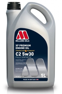 MILLERS OILS XF LONGLIFE C2 5W30 5L - PSA B71 2290