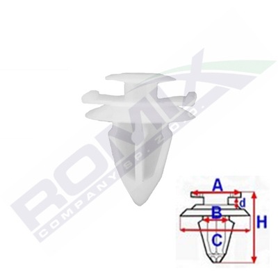 ПУКЛЯ КРЕПЛЕНИЯ СТОЛБИКОВ ATRAP MITSUBISHI X5SZT 