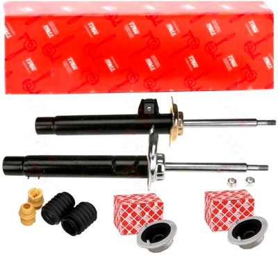 Амортизаторы подушки безопасности отбойники перед bmw 3 e46 trw фото №1