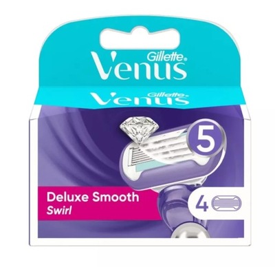 WKŁADY VENUS DELUXE SMOOTH SWIRL 4SZT