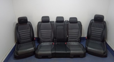 Vw touareg ii 7p lift сидіння заднє сидіння r-line комплект шкіра фото №1