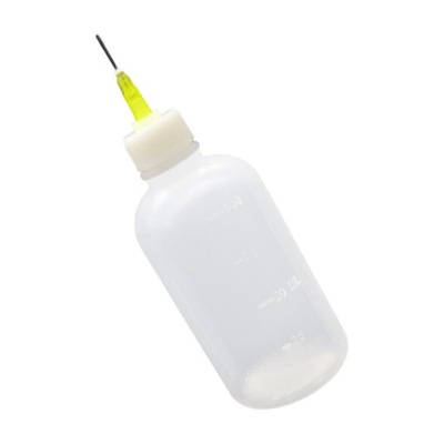 Plastikowa końcówka do klejenia w butelce z aplikatorem Butelka z alkoholem Mini lejek Mały