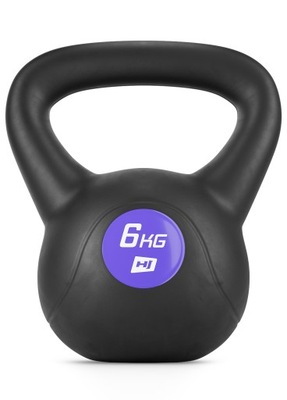 Kettlebell kompozytowy 6kg odważnik ciężar hantel