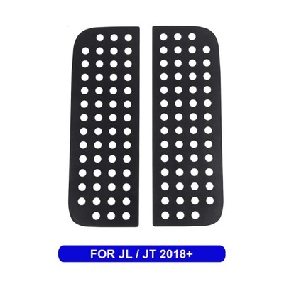 CAR REAR TRIANGLE WINDOW GLASS PANEL TRIM PARA JEEP WRANGLER JK JL UN~60664  