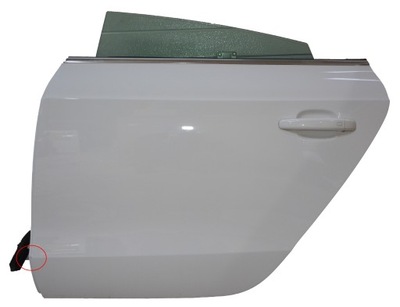 Audi a5 8t lift sportback дверь левый задняя ly9c фото №1