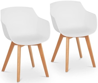 Krzesło - białe - 2 szt. FROMM STARCK STAR_SEAT_17 10260143