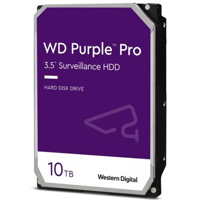 Dysk twardy HDD WD Purple PRO 10 TB do MONITORINGU