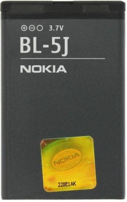 ORYGINALNA Bateria NOKIA BL-5J 5230 Lumia 520 5800
