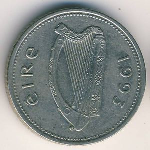 10 Pensów 1993 Mennicza (UNC) Irlandia