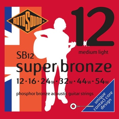 Struny Rotosound Super Phosphor Bronze 12-53 SB12