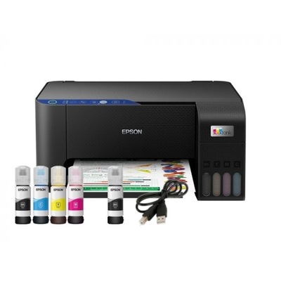 Epson Urządzenie 3w1 Color L3251 ITS Wifi Komplet oryginalnych tuszy