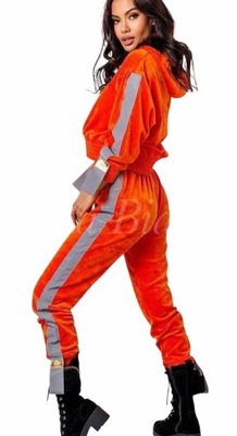 O`La Bianka Dres Welur Orange "L"