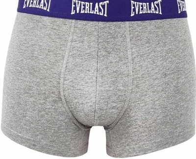 Bokserki męskie Everlast gładkie szare XL