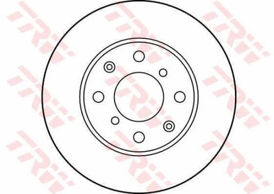 DISCS BRAKE FRONT TRW DF1436  