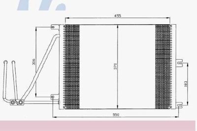 РАДИАТОР КОНДИЦИОНЕРА OPEL