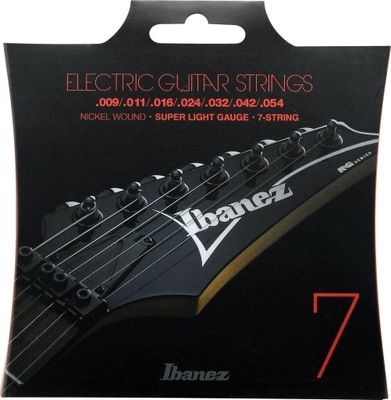 Struny IBANEZ IEGS7 (9-54) Nickel Wound