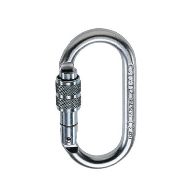 Karabinek stalowy zakręcany owalny Camp – Oval Pro Lock