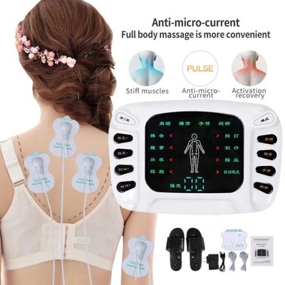 Electronic Pulse Massager Machine Digital Physiotherapy Electric Muscle Sti