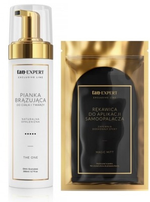 TanExpert Exclusive Line The One Pianka Samoopalająca 200 ml + rękawica