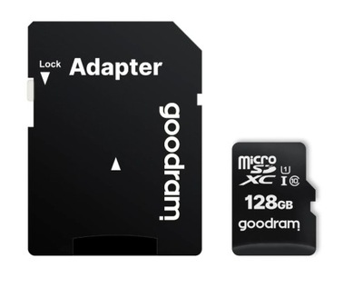 Karta pamięci GOODRAM microSD 128GB 100MB/s M1AA-1280R12