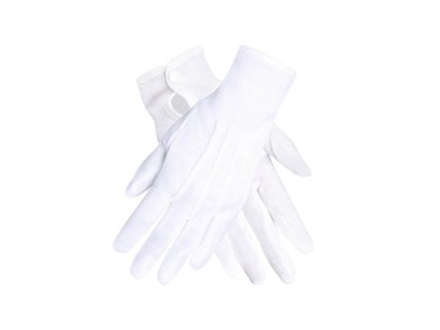 Rękawiczki Świętego Mikołaja białe 1 para