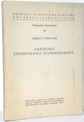 UKRAIŃSKA TERMINOLOGIA HYDROGRAFICZNA Jurkowski