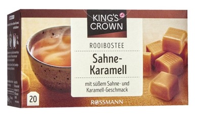 KING’S CROWN herbata SAHNE KARAMELL 40g Z NIEMIEC