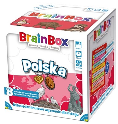 REBEL Gra Edukacyjna BrainBox Polska Druga Edycja