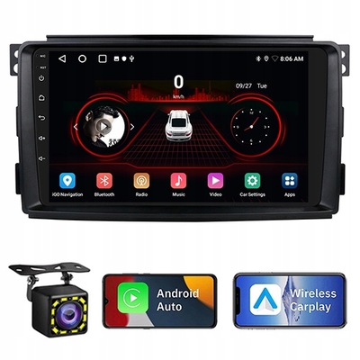 SMART FORTWO 2005-2010 RADIO NAVEGACIÓN GPS ANDROID  