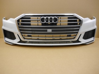 Audi a6 c8 бампер перед 6xpdc s-line ls9r фото №1