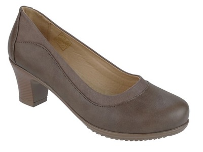 PÓŁBUTY CZÓŁENKA DAMSKIE BUTY NA OBCASIE WYGODNE