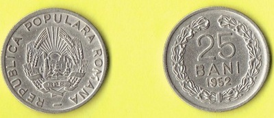 Rumunia 25 Bani 1952 r.