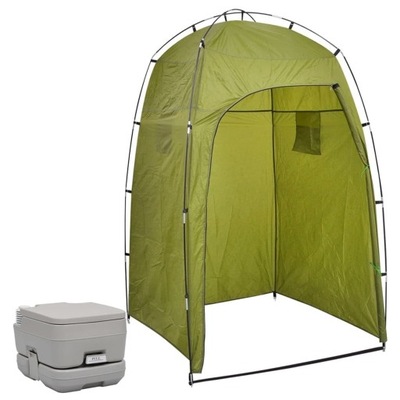 Lumarko Przenośna toaleta turystyczna z namiotem,