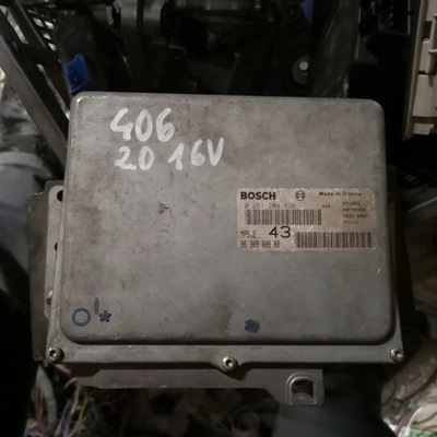 Peugeot 406 coupe 2.0 16v бортовой компьютер 0261204696 фото №1